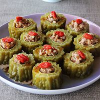 苦瓜酿肉的做法图解11