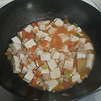 番茄肉末烧豆腐的做法图解5