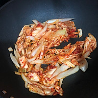 #尽享安心亲子食刻#韩国泡菜汤#一个人也可以好好吃饭的做法图解3