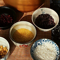 养生五谷饭+牛肉羹的做法图解1