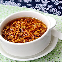 虫草花瘦肉汤的做法图解5