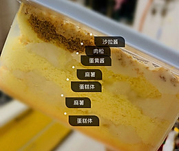 #一起让烤箱亮起来吧#肉松麻薯盒子的做法