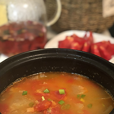 夏日冬瓜西红柿汤