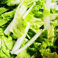 白菜笋丝炒年糕的做法图解5