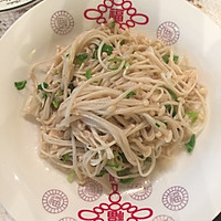 凉拌金针菇的做法图解3