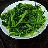 猪油炒波菜的做法图解5