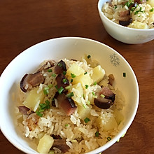 土豆腊肉焖饭