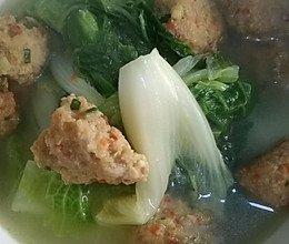豆腐丸子白菜汤的做法