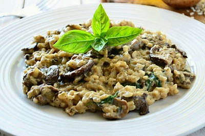 意式蘑菇烩饭【Mushroom Risotto】