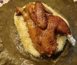 荷叶烤鸡-（一鸡双吃）的做法