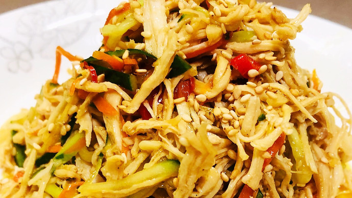 香辣手撕鸡胸肉