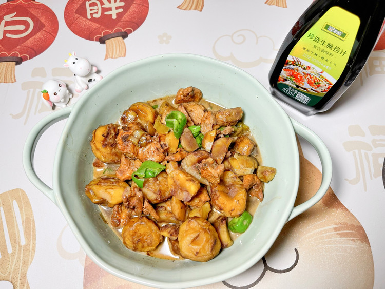 板栗炖鸡的做法