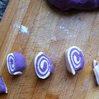 花样紫薯馒头的做法图解16
