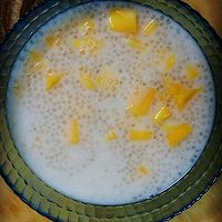 椰汁芒果西米露的做法图解6