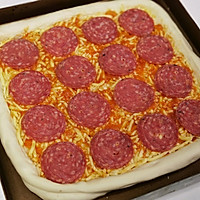 萨拉米方形披萨的做法图解10
