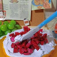 #金龙鱼橄调-橄想橄做#春游莓果蛋糕的做法图解11