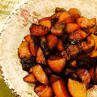 水萝卜烧肉的做法图解3
