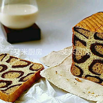 创意美食【摩卡豹纹吐司】