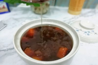 红豆银耳木瓜汤