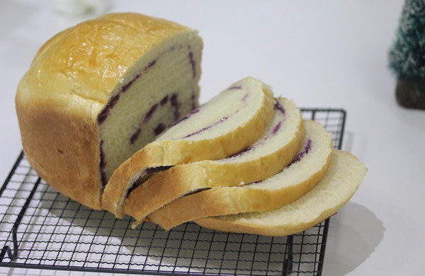 面包机做面包的方法（自制紫薯土司）