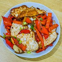 【下饭菜】葱烧红椒荷包蛋的做法图解11