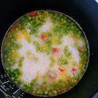 #夏天夜宵High起来！#豌豆米饭的做法图解4