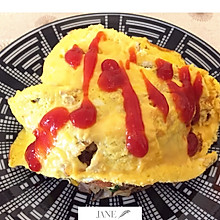 爆浆芝士蛋包饭