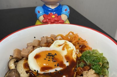 营养丰富的韩式拌饭