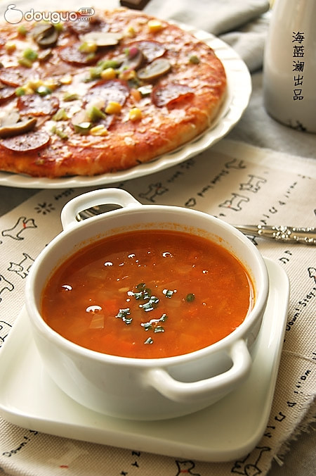 番茄洋葱汤的做法