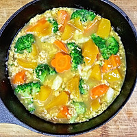 蔬菜水果燕麦烘蛋的做法图解4