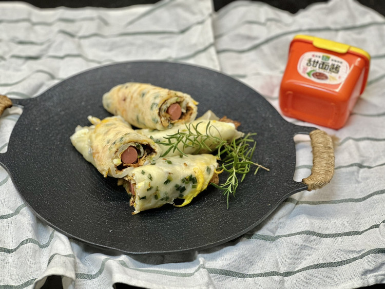 荞菜煎饼的做法