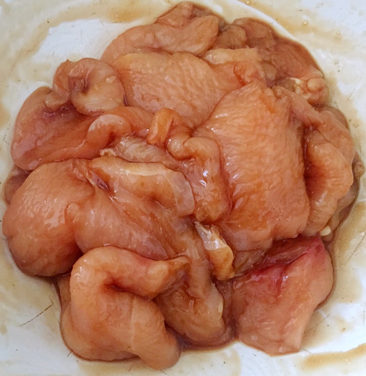 蒜蓉鸡肉风琴杏鲍菇的做法图解3