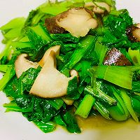 香菇小白菜的做法图解6