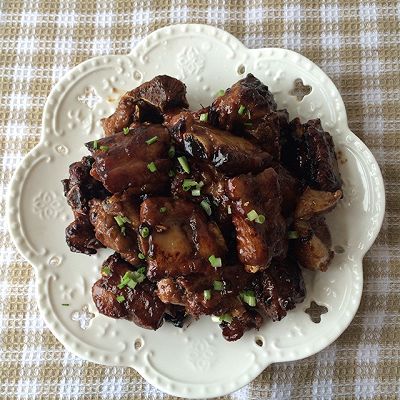 懒人低脂版糖醋排骨