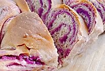大理石纹紫薯吐司的做法