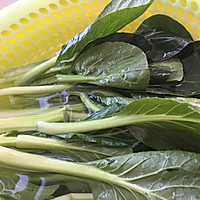 白焯菜心的做法图解1