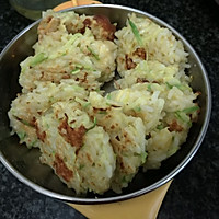 宝宝辅食:鸡蛋米饭奶酪饼的做法图解1