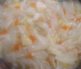 鲜虾蝴蝶面——宝宝的做法