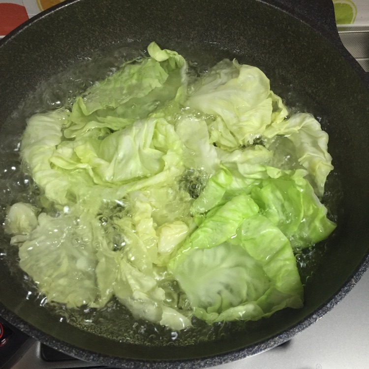 不想吃泡面的另一种选择-卷心菜包饭的做法图解3
