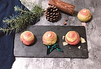 圣诞版肉松麻薯蛋黄酥#美的FUN烤箱·焙有FUN儿#的做法