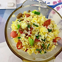 什锦炒饭3（腊肠、肉丸等）