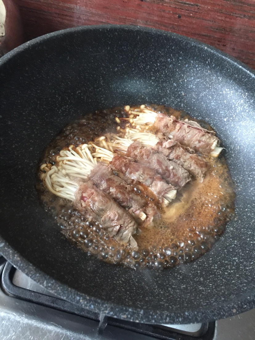 肥牛金针菇的做法图解6