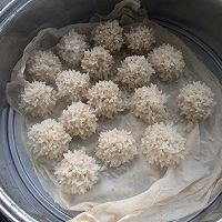 糯米珍珠丸子-母亲节菜肴的做法图解4