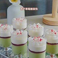 迷你慕斯杯，抹茶覆盆子口味，无需烤箱，有手就会的做法图解42