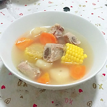 玉米胡萝卜马蹄排骨汤