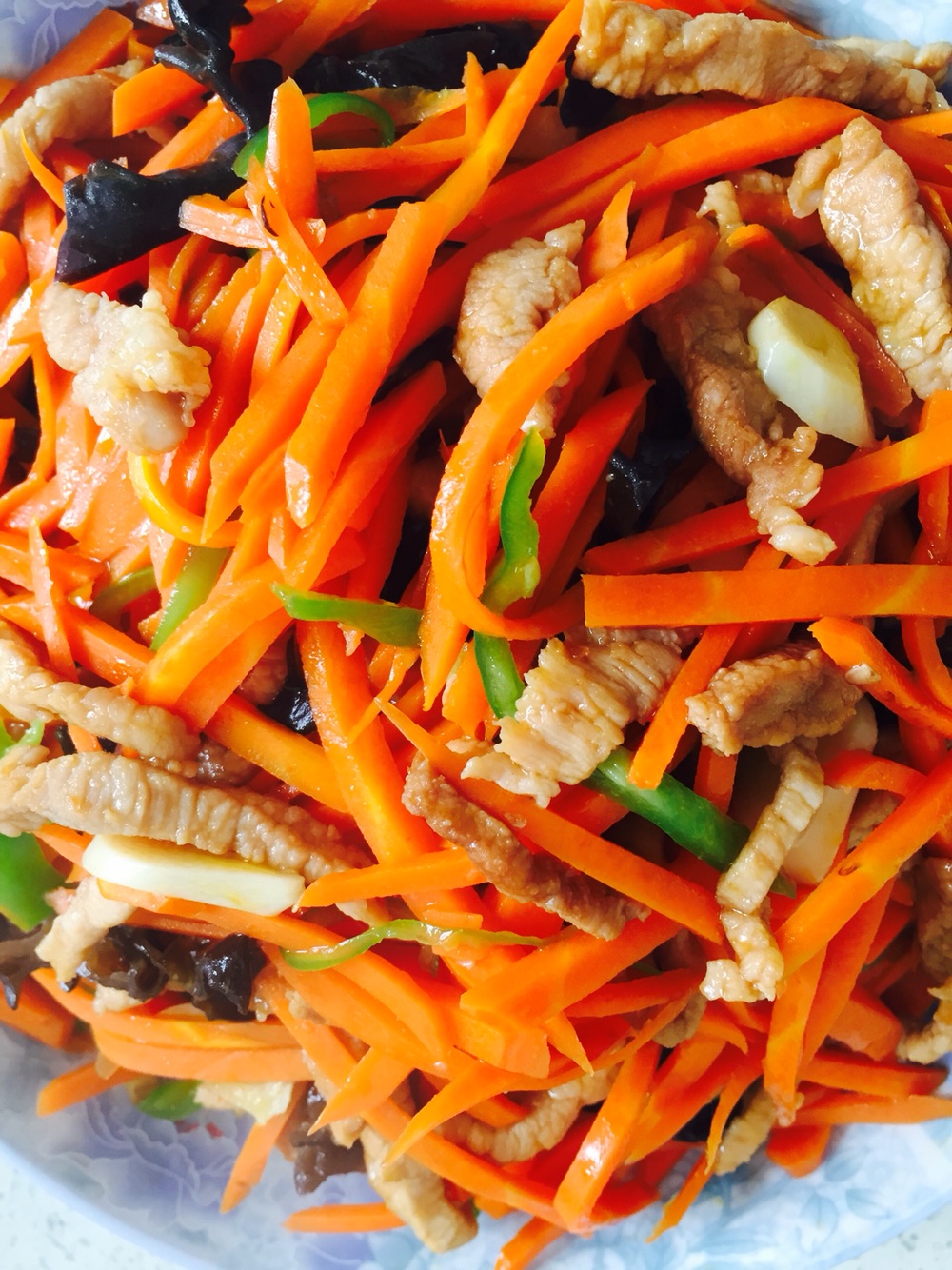 Stir fried carrot