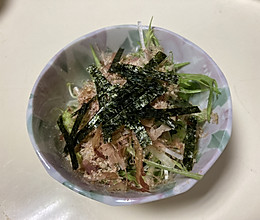 日本水菜简单的沙拉做法的做法