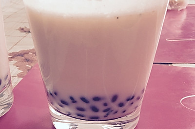 红豆奶茶