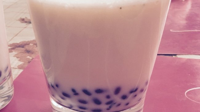 红豆奶茶的做法