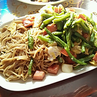 豆角焖面的做法图解6